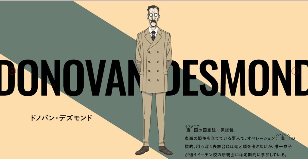 スパイファミリー ドノバン・デズモンド